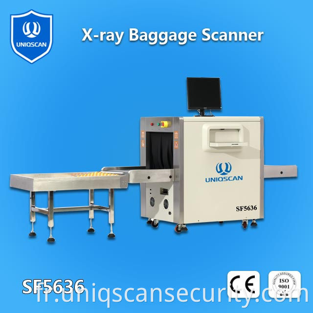 Support de sécurité en Corée du Sud Scanner de bagages à rayons X Uniqscan haute résolution SF5636